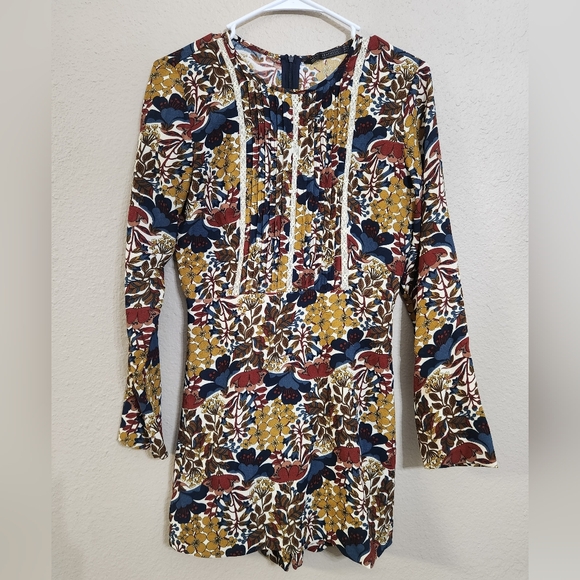 ZARA trafaluc boho romper dress size Small - Picture 3 of 8